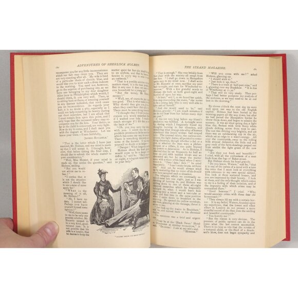 The Illustrated Sherlock Holmes Treasury by Sir Arthur Conan Doyle, 1986 Mystery - Picture 7 of 10